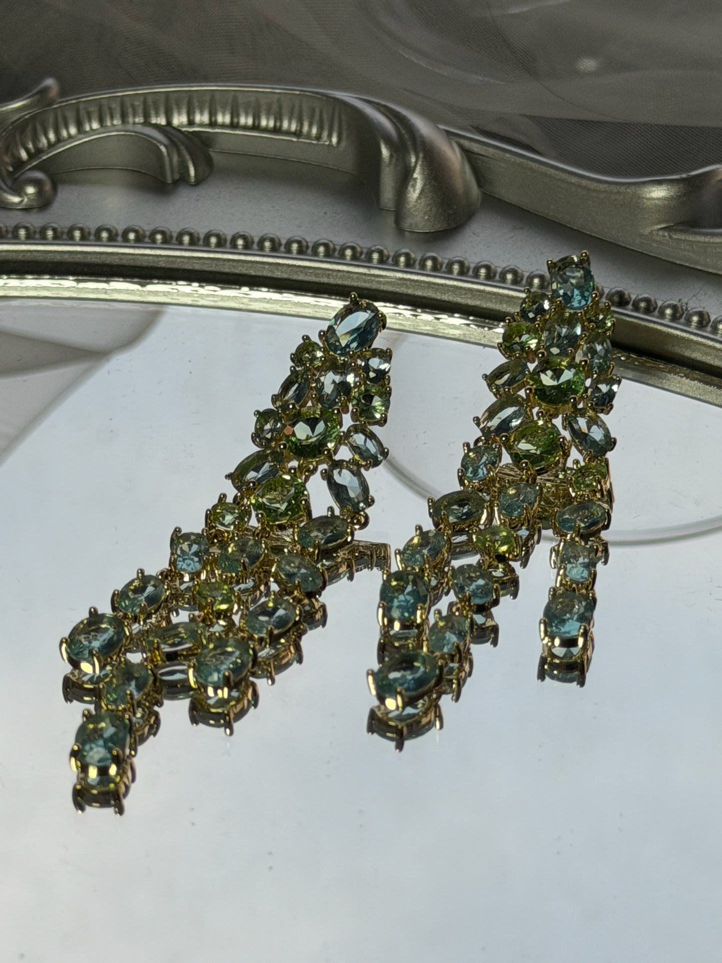 The "Whitsunday Cascade" Statement Earrings