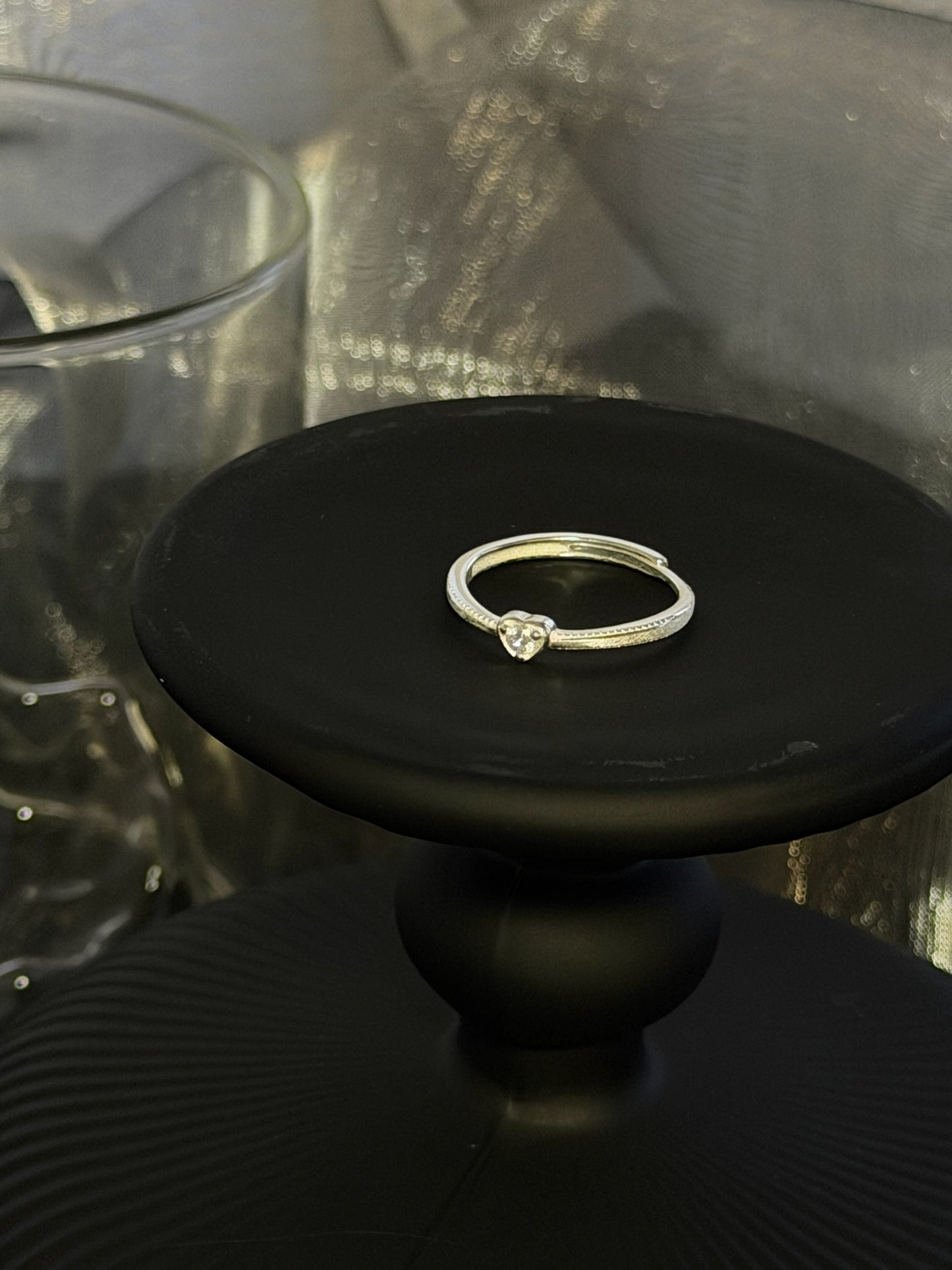 The "Surry Hills" Petite Heart Silver Ring