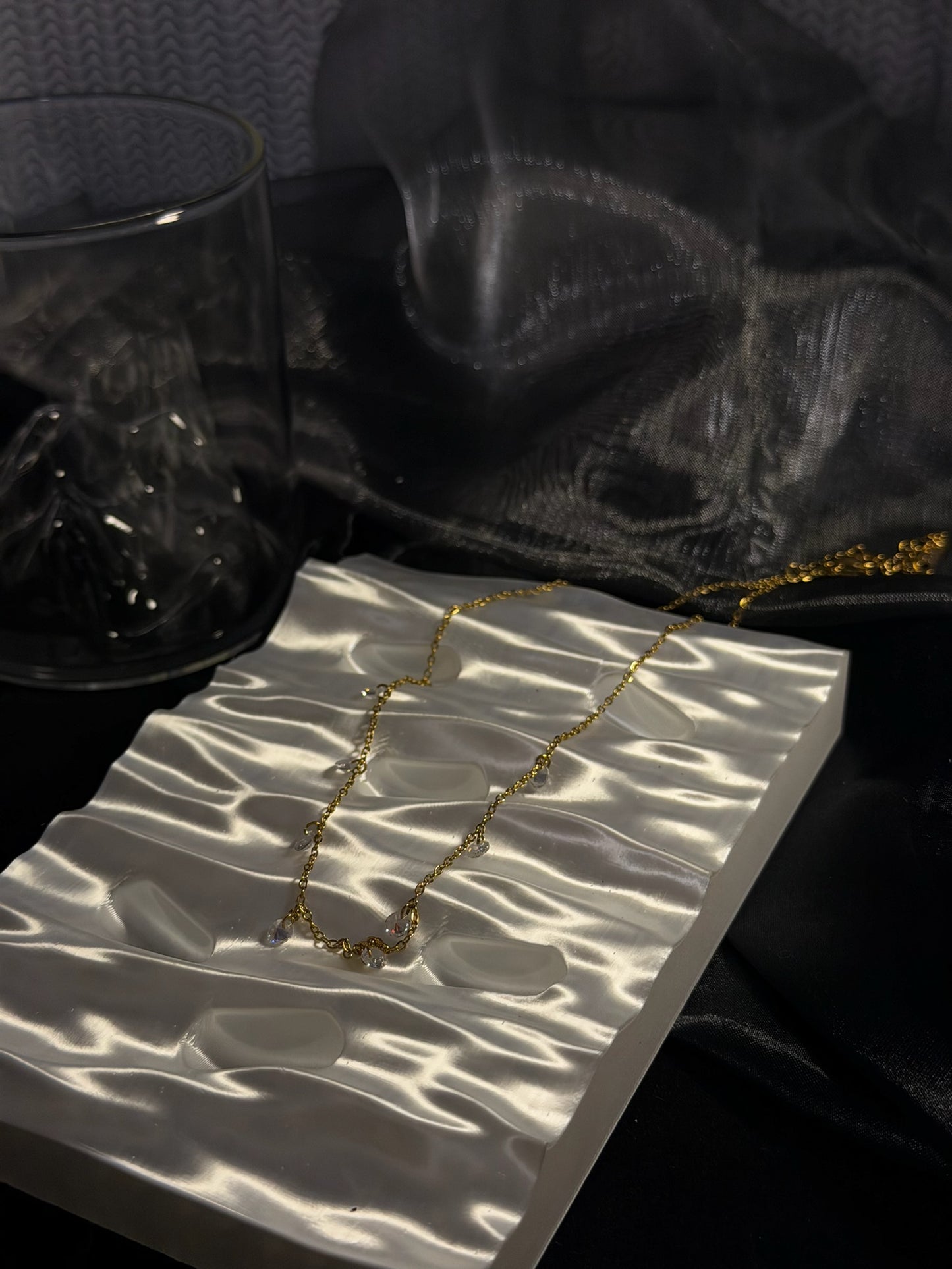 The "Riverlight" Dewdrop Choker