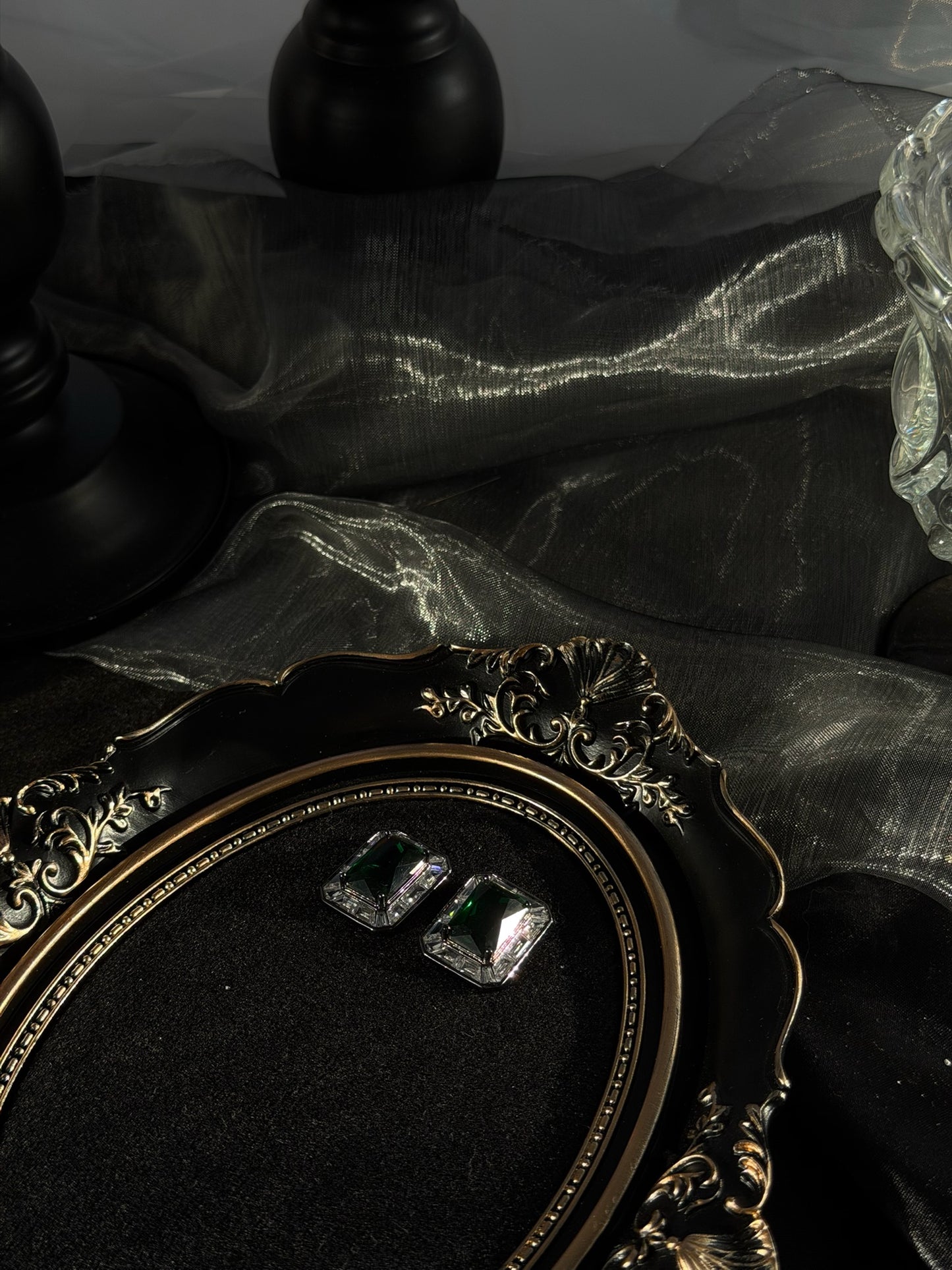 The "Regent" Imperial Step-Cut Studs