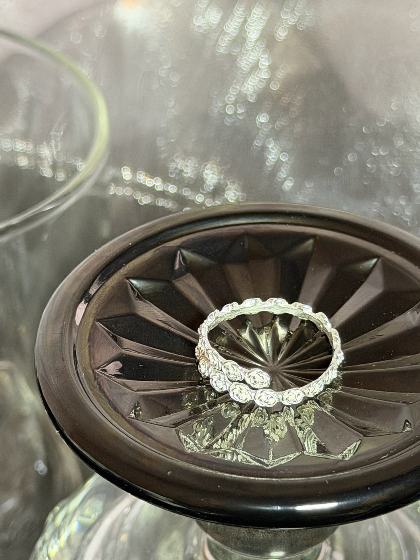 The "Heritage Rose" Silver Wrap Ring