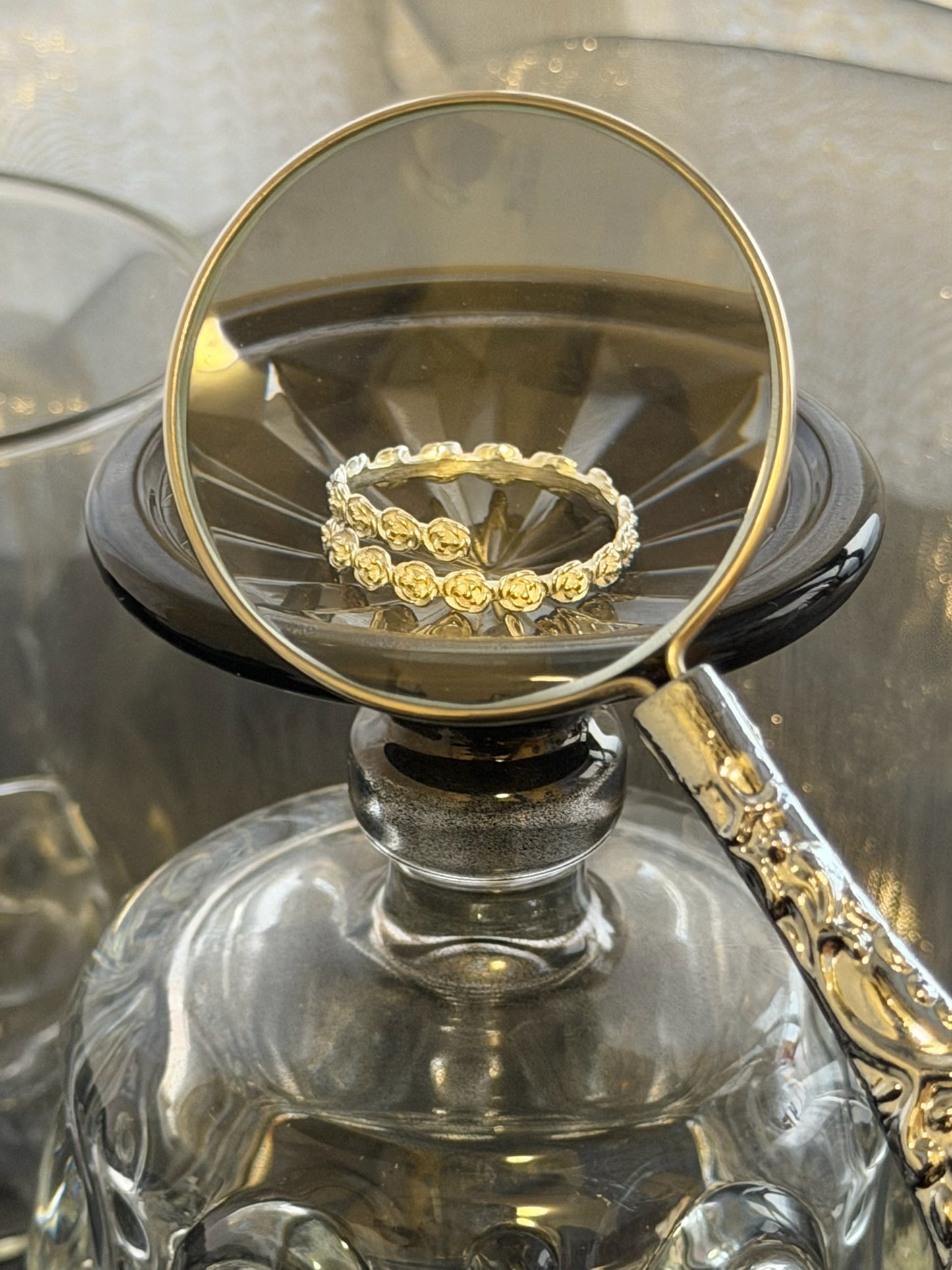 The "Heritage Rose" Silver Wrap Ring