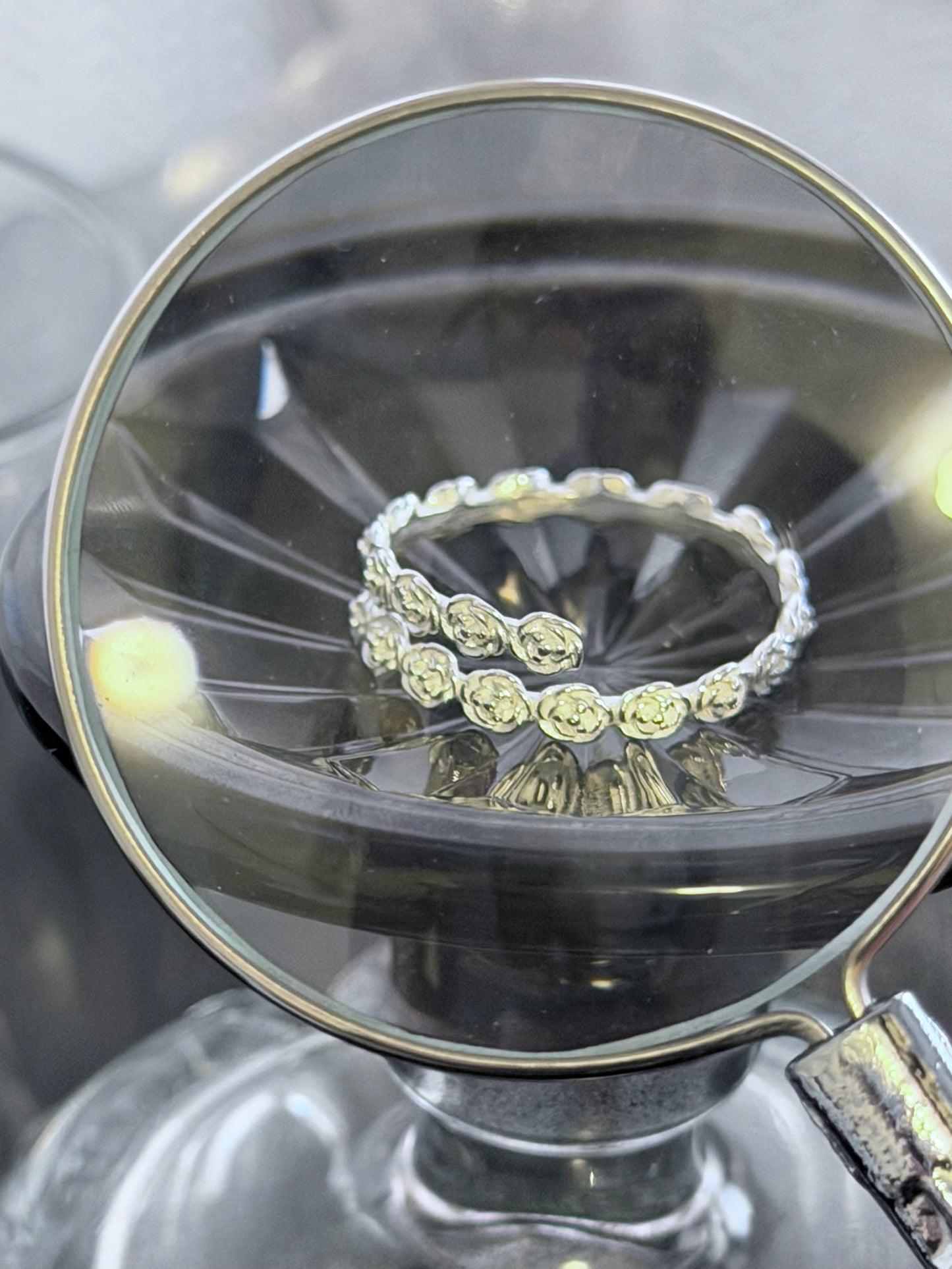 The "Heritage Rose" Silver Wrap Ring