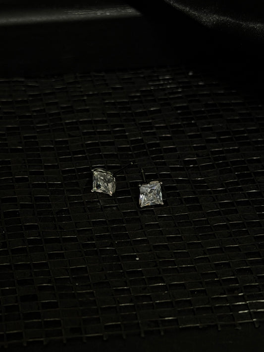 The "Eagle Street" Princess Cut Studs