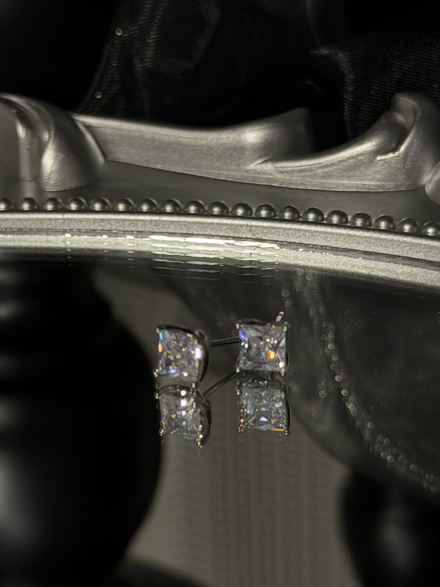 The "Eagle Street" Princess Cut Studs
