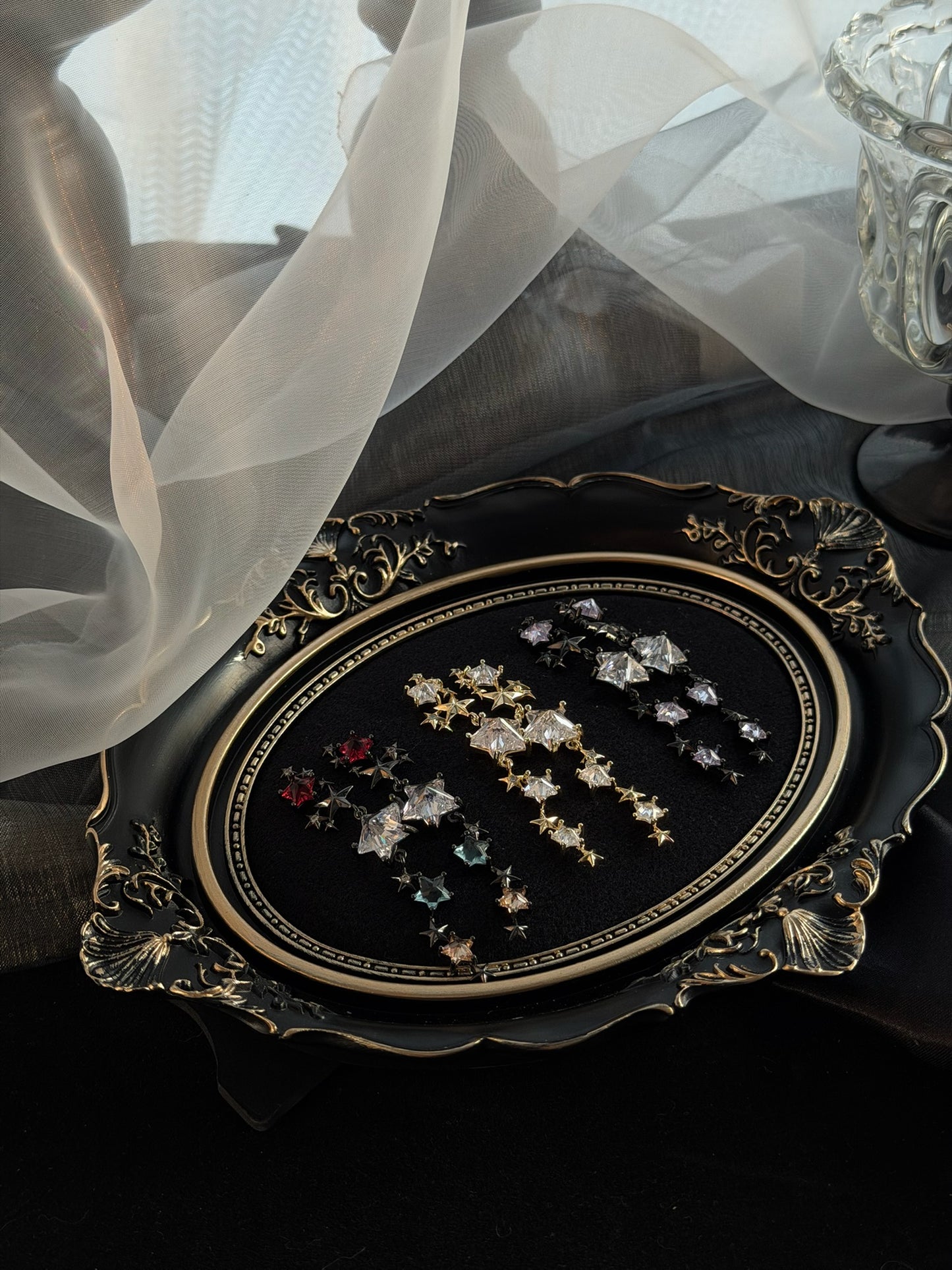 The "Broadbeach" Constellation Cascade Earrings