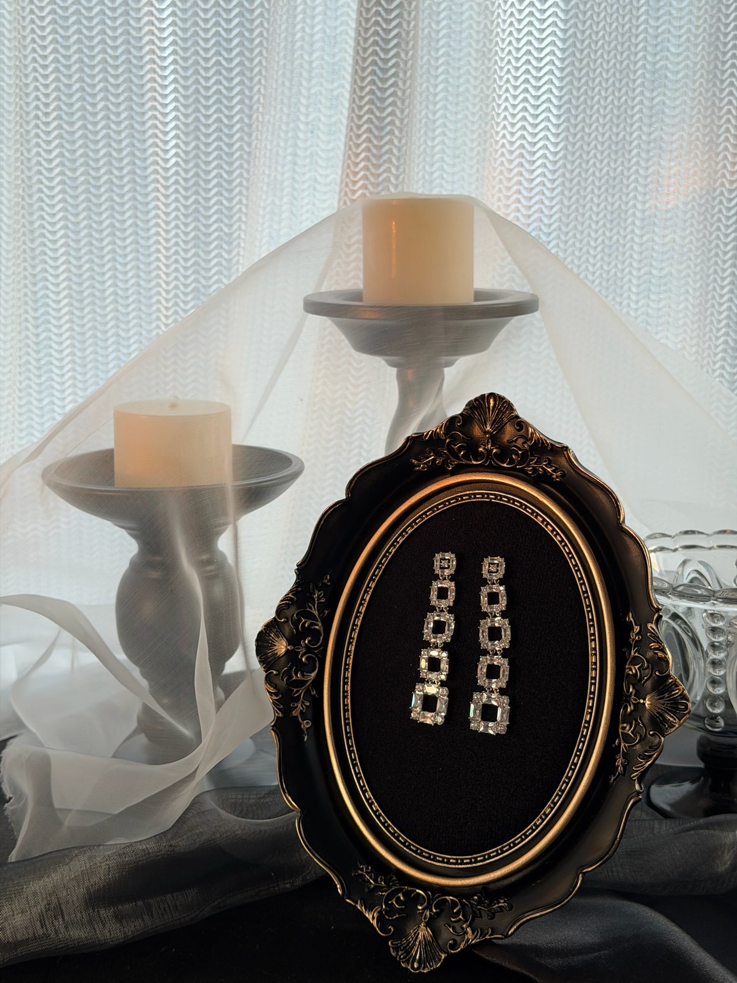 The "Treasury" Art Deco Drop Earrings