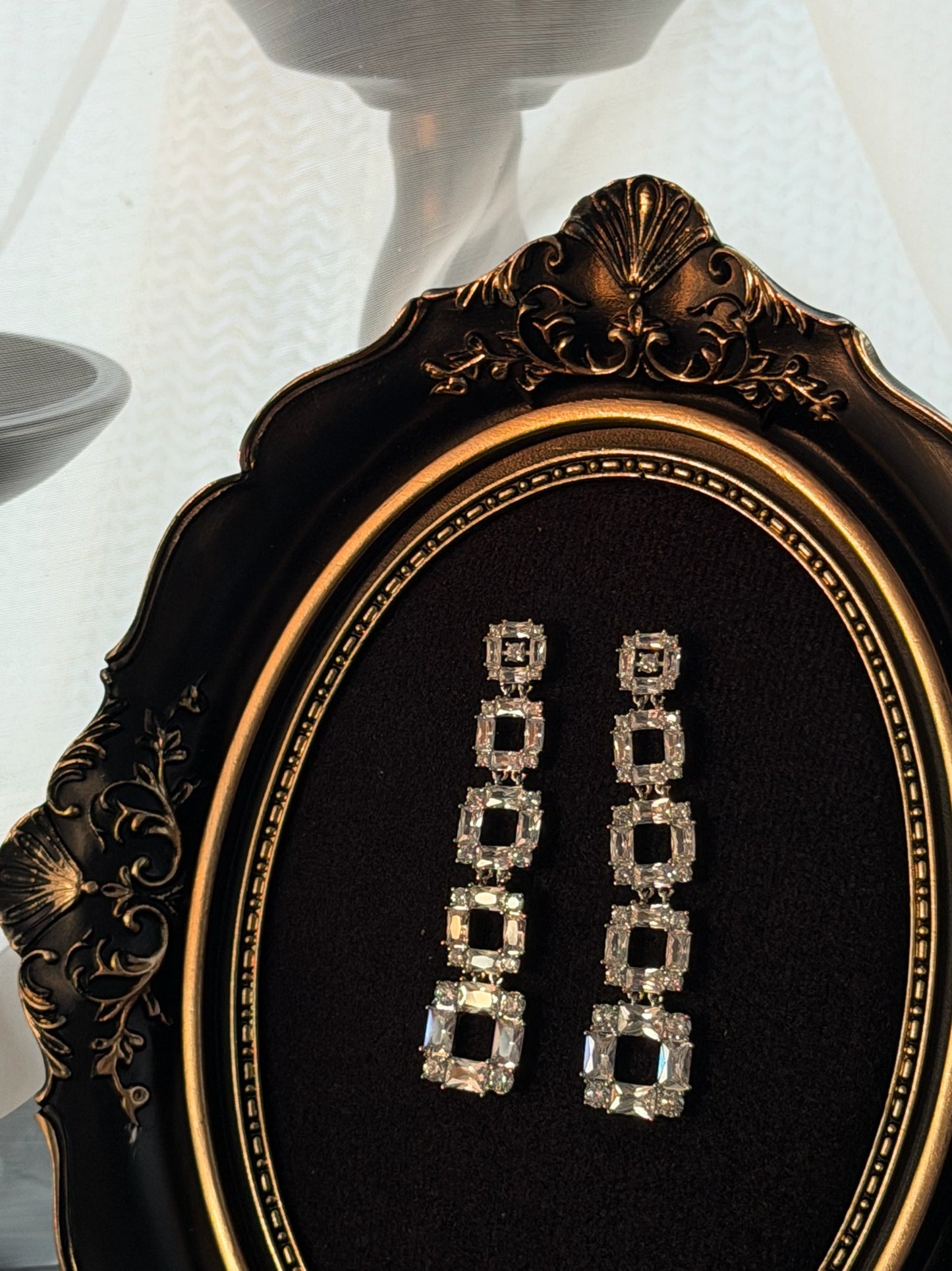 The "Treasury" Art Deco Drop Earrings
