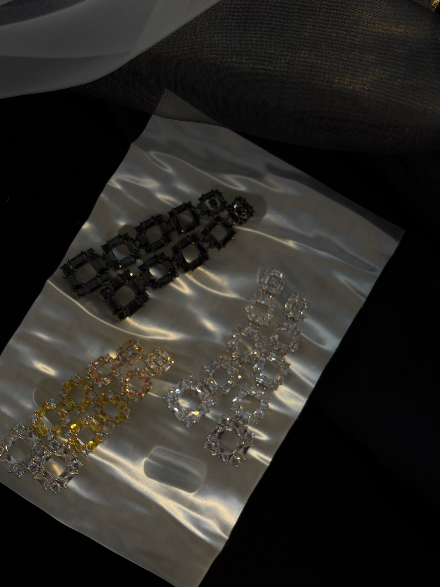 The "Treasury" Art Deco Drop Earrings