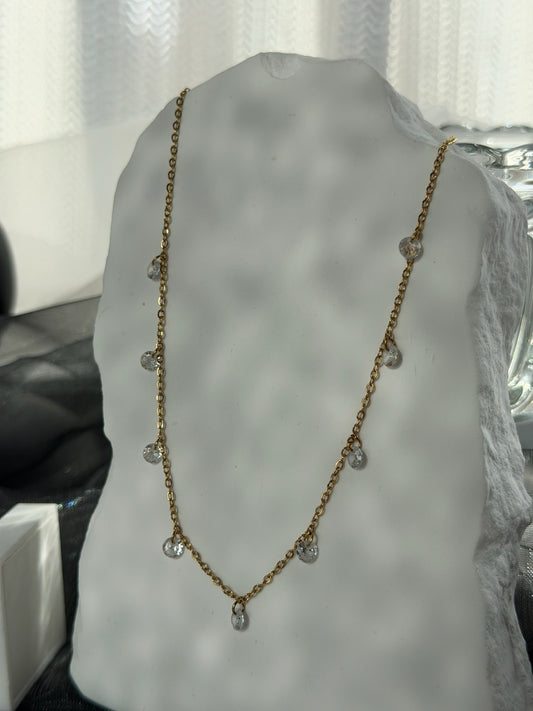 The "Portside" Dewdrop Station Necklace