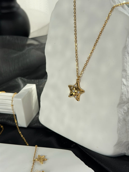 The "Burleigh" Sculptural Star Pendant (The Daytime Edit)