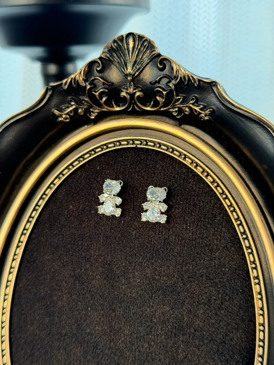 The "Brisbane Arcade" Radiant Bear Studs
