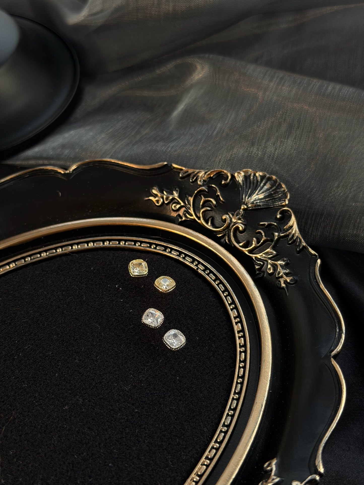 The "Eagle Street" Vintage Cushion Studs