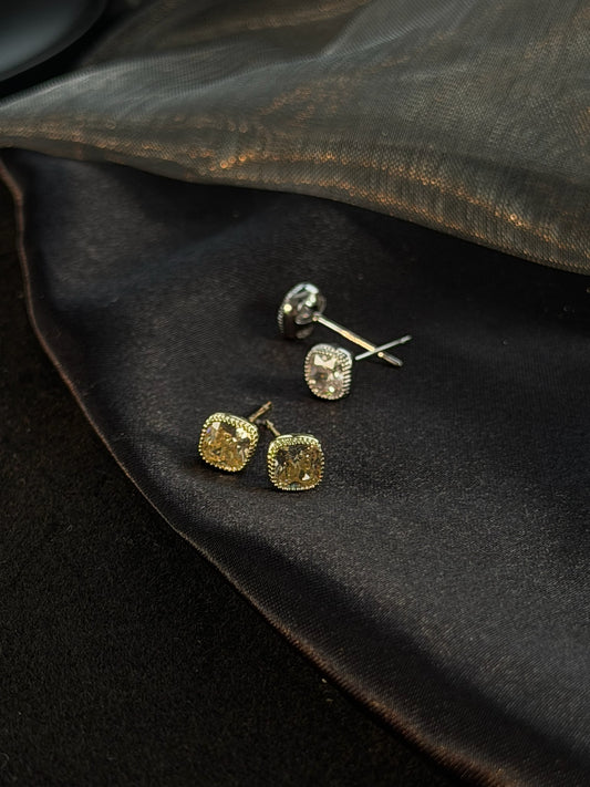 The "Eagle Street" Vintage Cushion Studs