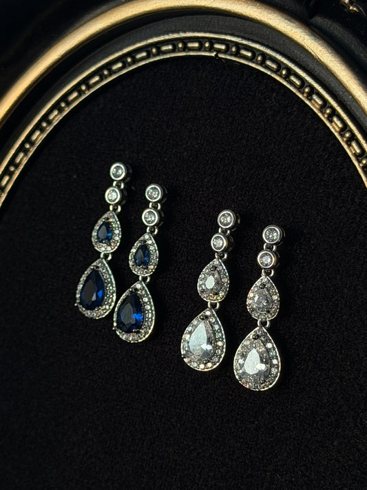 The "City Hall" Cascading Teardrop Earrings