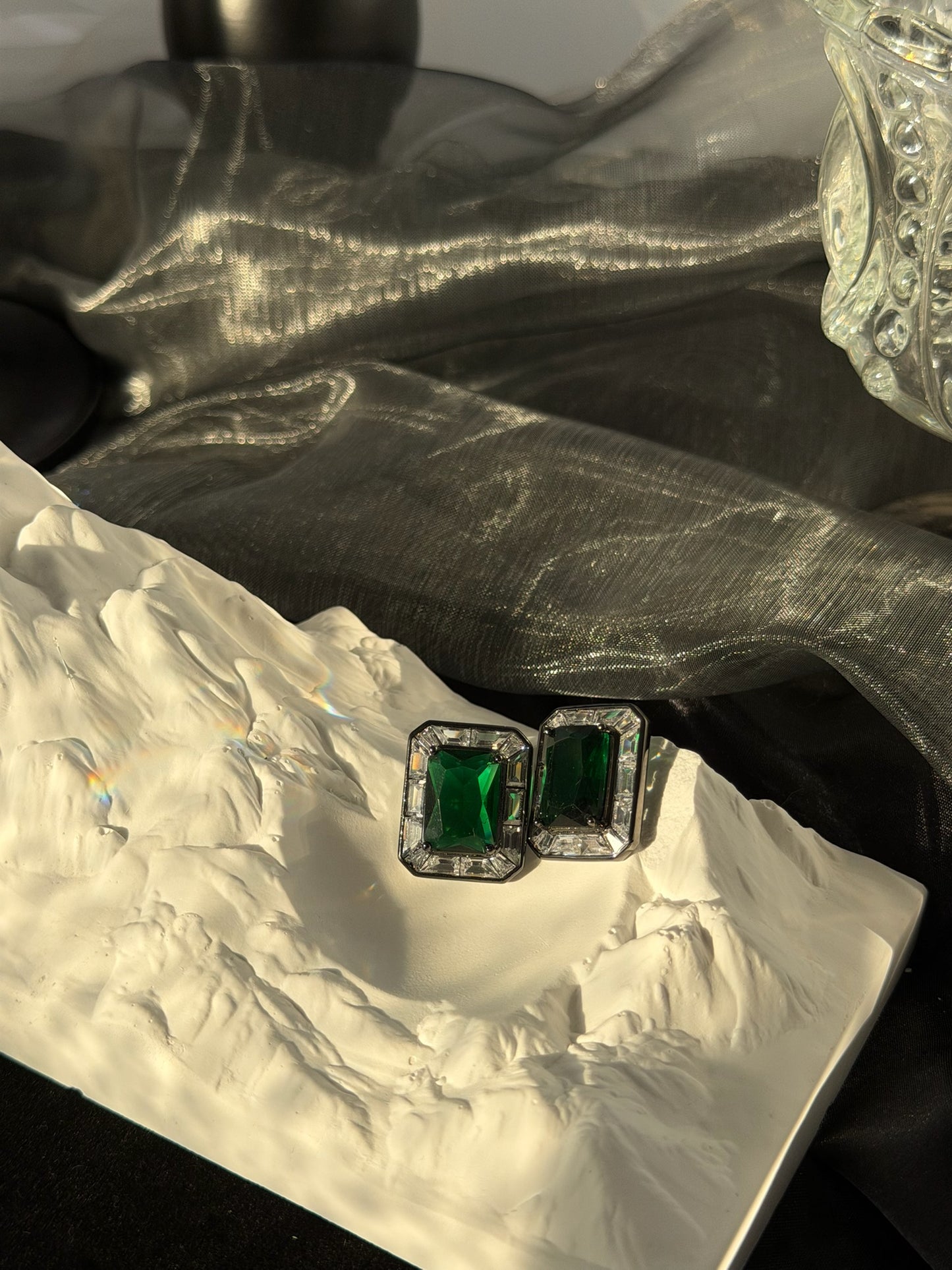 The "Regent" Imperial Step-Cut Studs