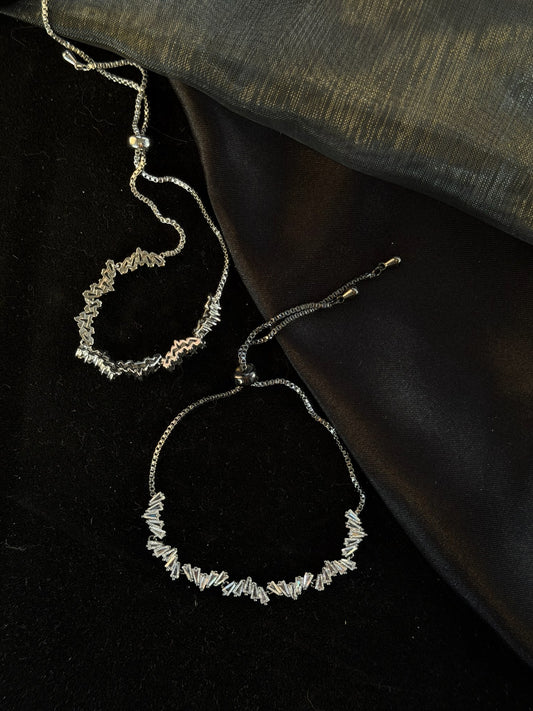 The "Wharves" Shattered Ice Slider Bracelet