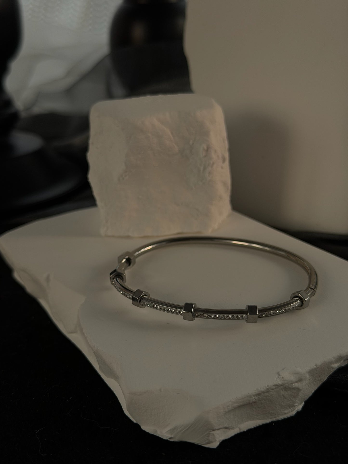 The "Powerhouse" Rhythmic Structural Bangle