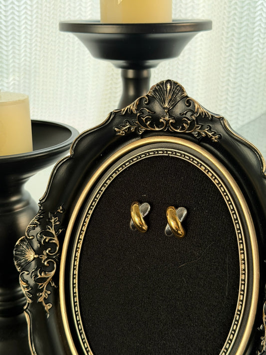 The "Corbin" Intertwined Dual-Tone Studs